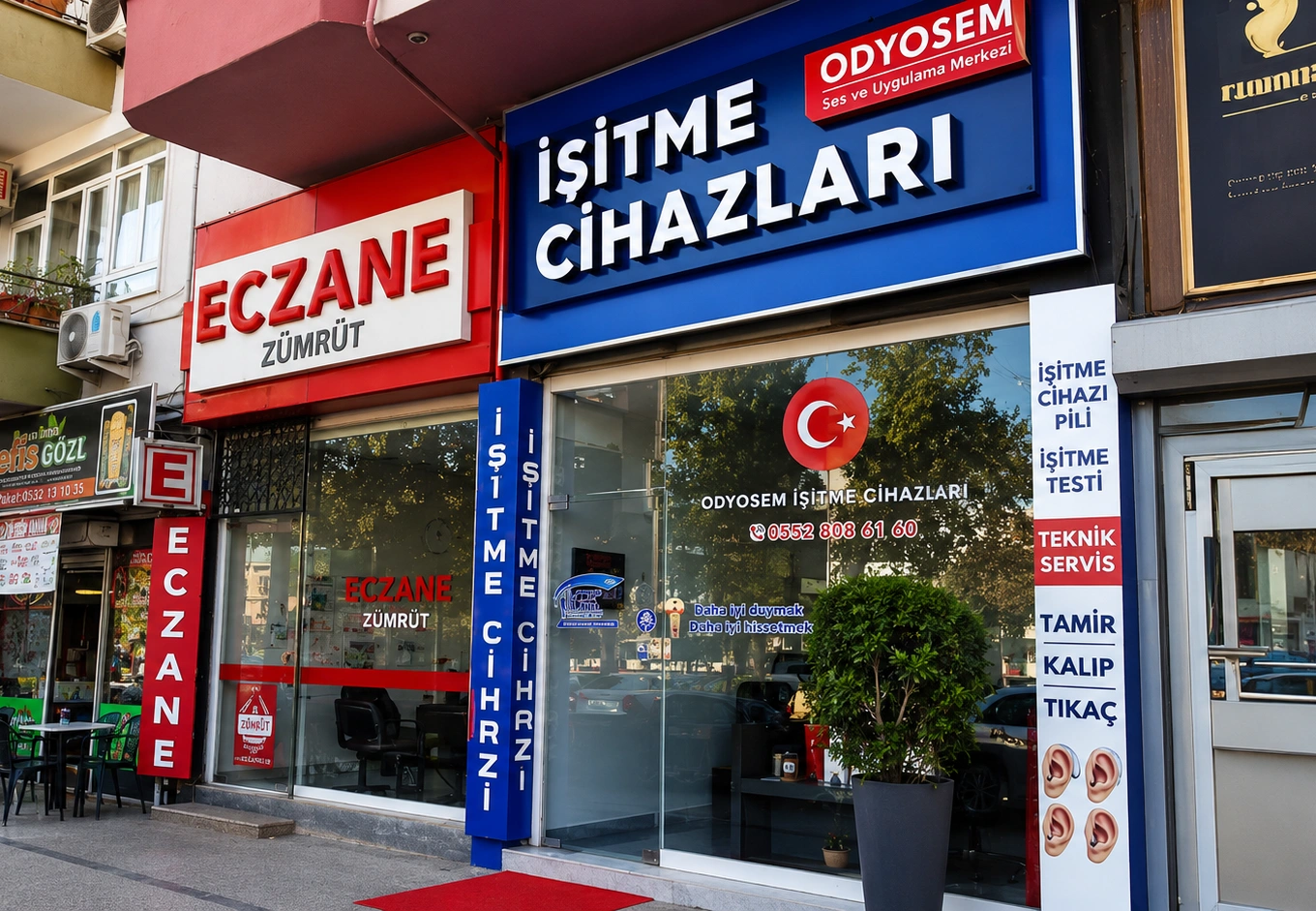 Odyosem İşitme Cihazları Merkezi Mersin mağazası
